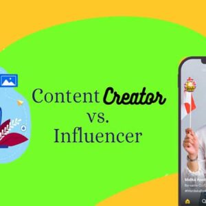 content creator dan influencer