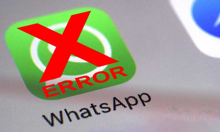 Whatsapp Error