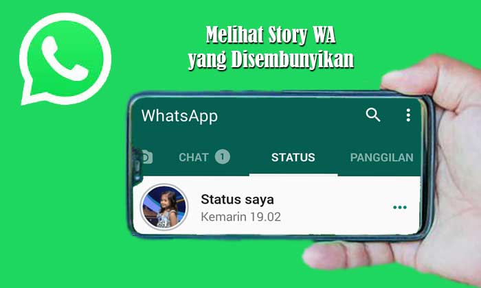 Melihat Story WA