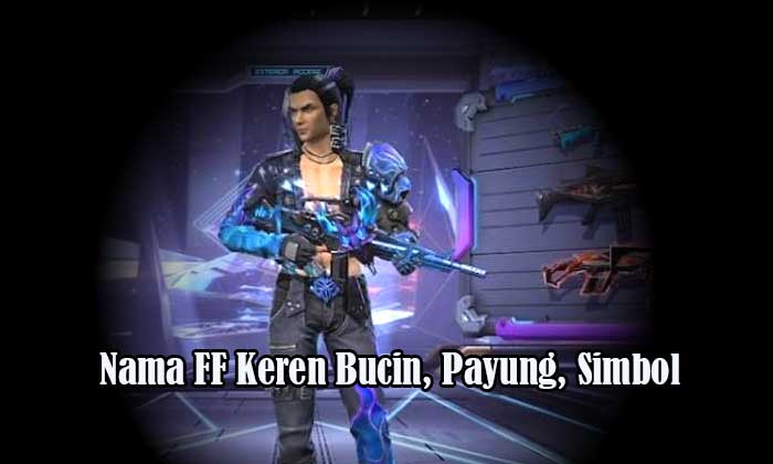 Nama FF Keren Bucin, Payung, Simbol